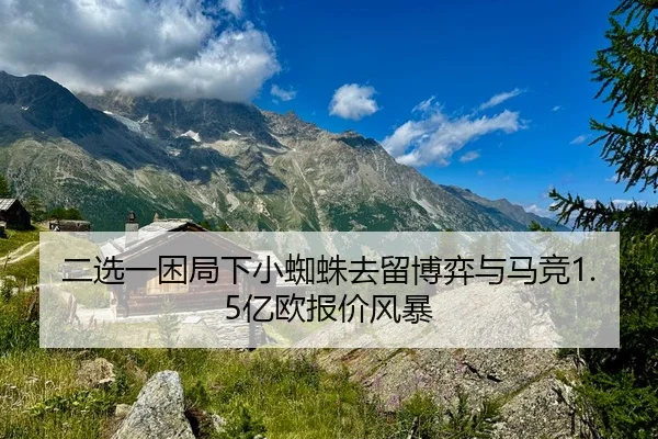 二选一困局下小蜘蛛去留博弈与马竞1.5亿欧报价风暴